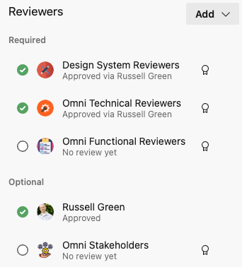 PR Review Groups